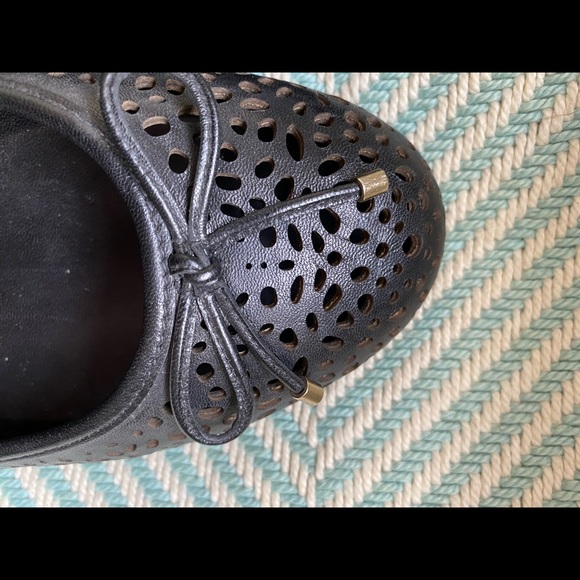 JIMMY CHOO Walsh Perforated Leather Ballet Flats - Picture 13 of 15